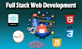 full stack web development and any web tasks