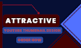 design amazing clickbait youtube thumbnails in 2 hours