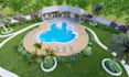 design your landscape, garden, backyard, pool, patio 3d rendering view