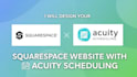 design your squarespace website with acuity scheduling