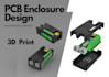 do enclosure or pcb case to your pcb design for 3d printing