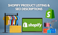 write compelling copywriting professional catchy shopify product descriptions