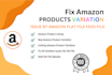create amazon product listing and fix variation for your amazon listing