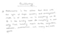 handwrite any document, assignment, mathematics with clear handwriting