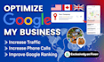 optimize google my business page for local SEO gmb ranking