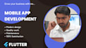 design and develop mobile app in flutter