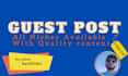 seo guest post link building blogger outreach link insertion