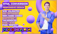 convert psd to html, xd to html, figma to html tailwind CSS