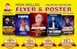 design hip hop nightclub music bar dj concert party club event bday flyer poster