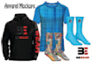 make visual 3d mockups for socks and t shirts