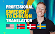 do professional english and swedish translation