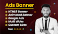 design animated HTML5 google ads banner