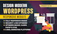 redesign wordpress website or create wordpress site