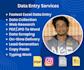 do fastest  excel data entry,  copy paste and web research