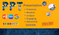 design premium presentation powerpoint, canva, google slides ppt slides