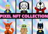 create nft pixel art collection unique pixel art nfts