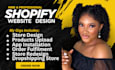 create, design, redesign shopify store, shopify dropshipping store website