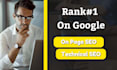 do onpage seo and technical optimization with 90 plus score