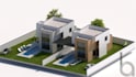 make a 3d model and rendering of your project in revit