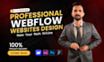 develop or design webflow website, figma to webflow, webflow expert
