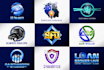 do modern 3d business logo design