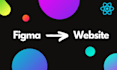 convert figma, xd design to html, react, next website