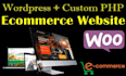 create websites in php with customization, css and java