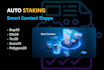 auto staking smart contract like as safuu with dapps