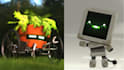 do a custom 3d cute robot model