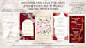 design your wedding and save the date invitations