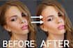 do professional portrait retouching work in 10mins