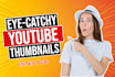 design amazing and eye catchy youtube thumbnails