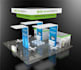 3d visualize trade booth,stall,kiosk,expo stand, furniture
