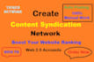 create high authority content syndication network for any rss feed