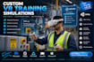 develop VR training simulations and applications in unity