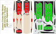 do professionally custom bat sticker designs cricket bat stickers