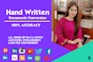 do hand written documents convert into excel,word,pdf, quickly
