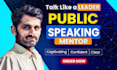 be your public speaking mentor, communication confidence coach