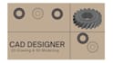 create  3d gear design in autocad