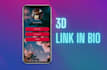 create a 3d link in bio page