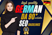 do manual link building with da 90 sites authority german dofollow seo backlinks