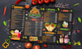 do food menu design, restaurant menu design, food flyer