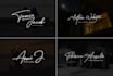 design a unique handwritten signature logo for your name or business
