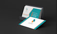 design attractive and stylish business visiting card