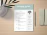 do professional, eye catching resume design and modern cv template