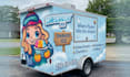 design trailer food truck and food van wrap design