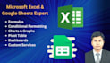 develop microsoft excel and google sheets as per your requirement