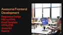 do front end web development in react js,javascript HTML CSS