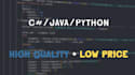 do program,i can use c sharp,java and python