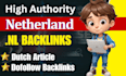 do high da dutch dofollow backlinks netherlands forum SEO local nl link building